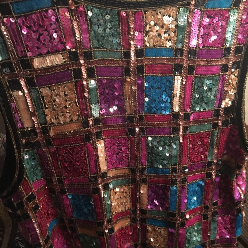 Glitter vest